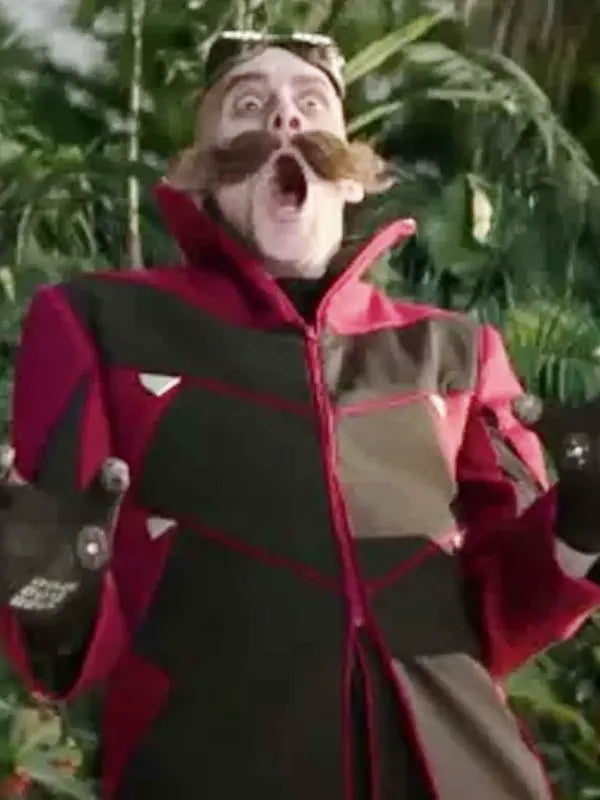 Sonic The Hedgehog 2 Dr. Robotnik Eggman Cosplay Coat