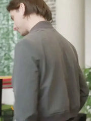 Dylan McEwan Return to Office Grey Bomber Jacket