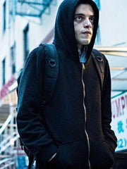Mr Robot Elliot Alderson Black Hooded Jacket