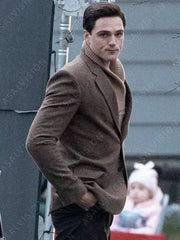 Priscilla 2023 Jacob Elordi Brown Blazer