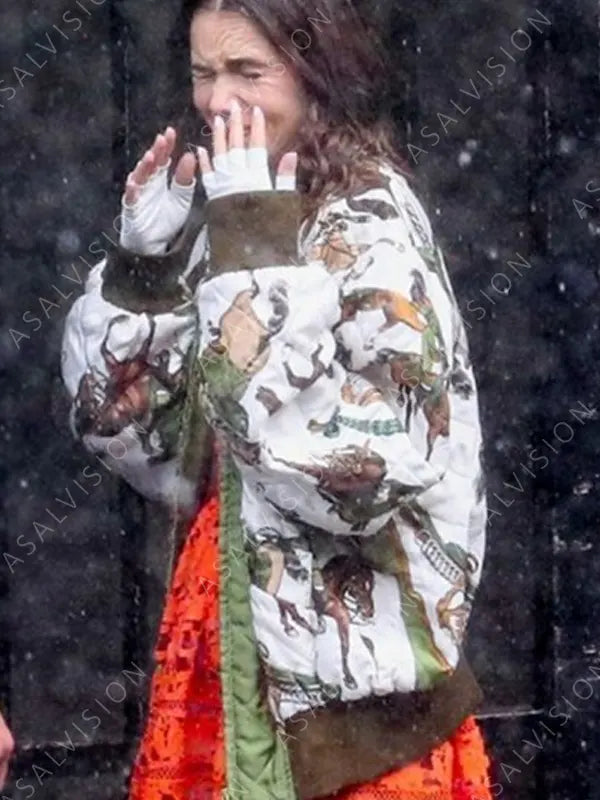 Emily Cooper Emily in Paris Horse Bomber Jacket