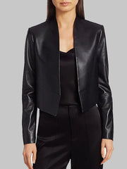 Emily Cooper Emily In Paris Black Leather Jacket