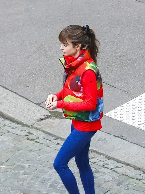 Emily Cooper Emily In Paris Season 4 Red Vest
