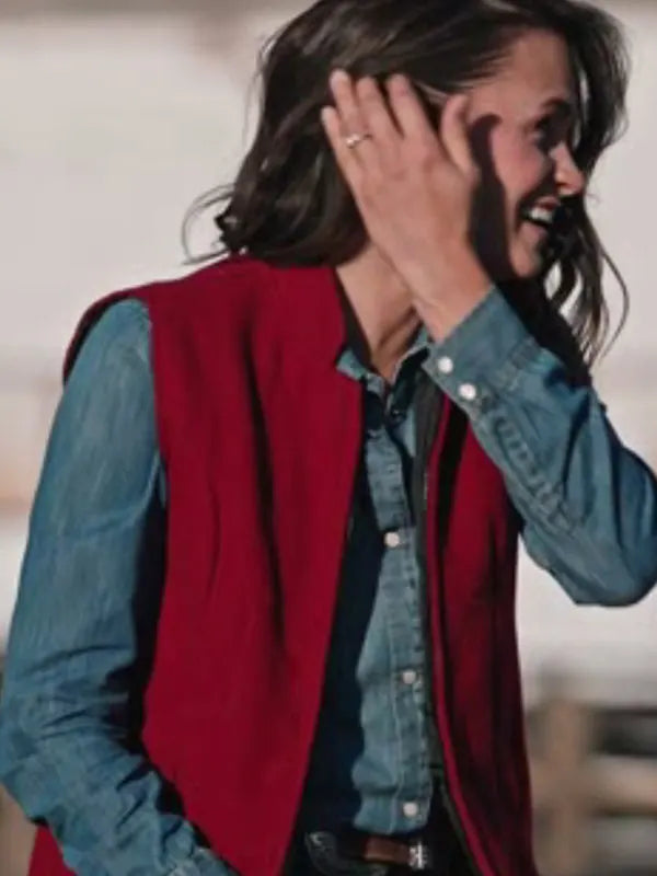 Emily Yellowstone Kathryn Kelly Red Vest