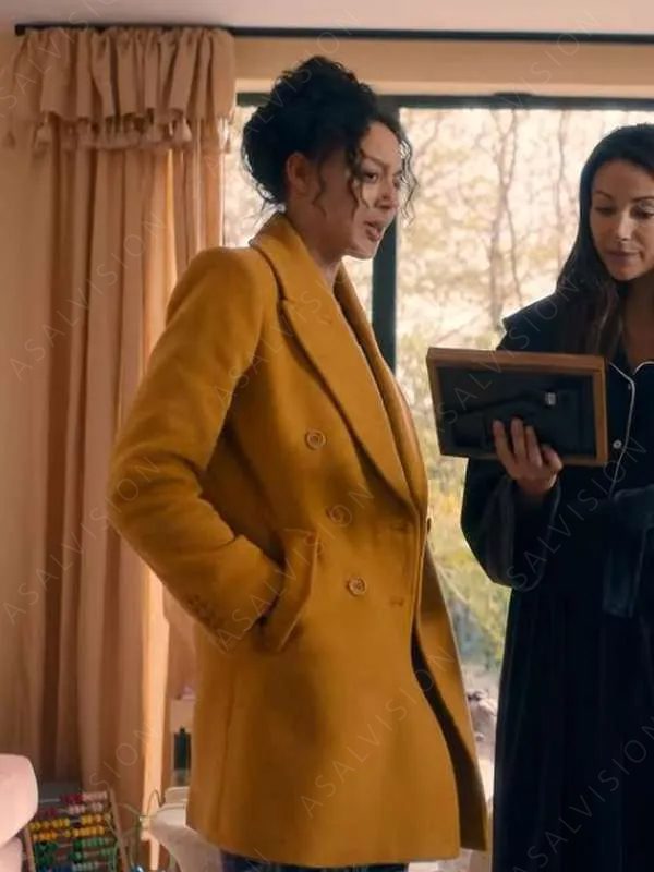Fool Me Once Eva Finn Yellow Trench Coat