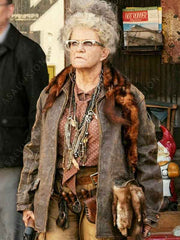 Fallout 2024 Ma June Brown Leather Jacket