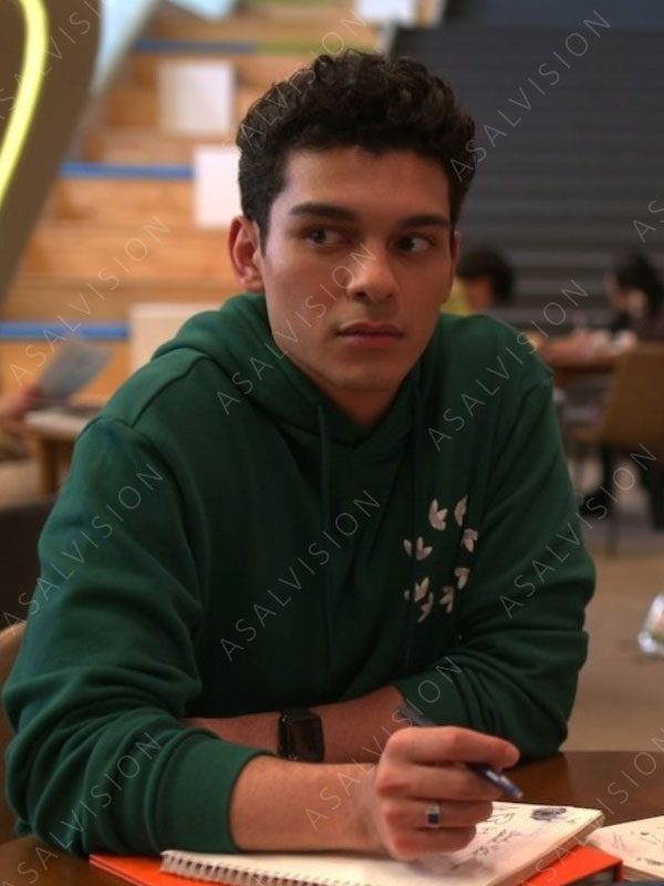 Pullover XO Kitty 2023 Florian Green Fleece Hoodie