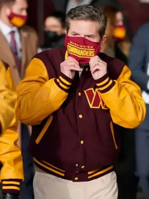 Washington Commanders Varsity Bomber Jacket