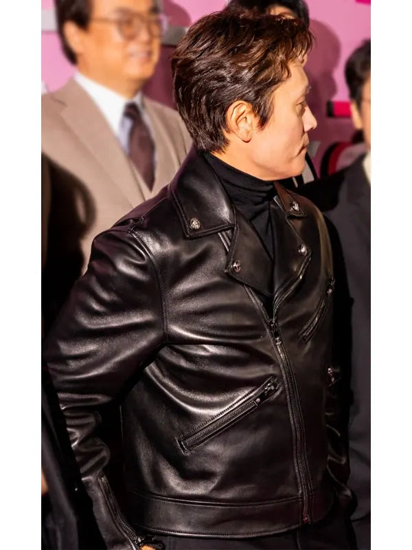 Squid Game Season 2 Lee Byung-hun Leather Jacket
