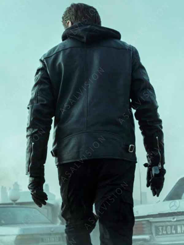 Mathieu Kassovitz Furies Driss Black Leather Jacket