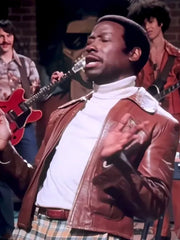 Saturday Night 2024 Garrett Morris Brown Leather Jacket
