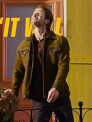 Hit Man 2024 Glen Powell Jacket