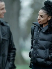 Power Book IV Gloria Puffer Black Jacket