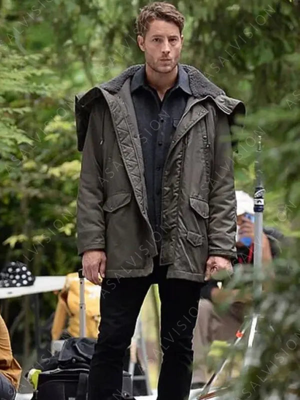 The Noel Diary Justin Hartley Parka Jacket