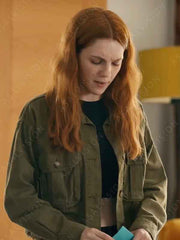 Geek Girl Season 1 Harriet Manners Green Jacket