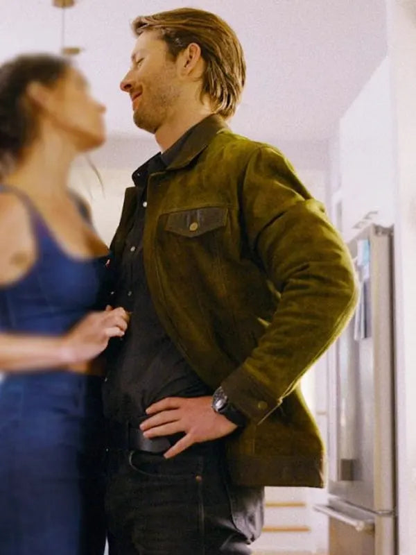 Hit Man 2024 Glen Powell Jacket