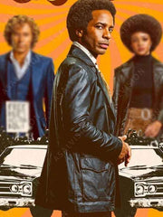 The Big Cigar Season 1 Huey P. Newton Leather Coat