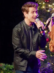 Jingle Bell Love 2024 Jack Cooper Black Leather Jacket
