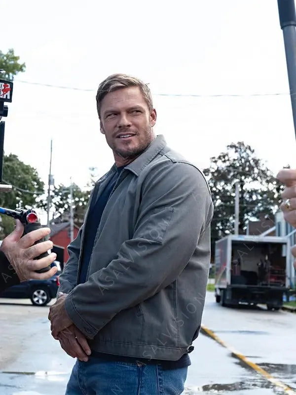 Reacher S02 Alan Ritchson Grey Jacket