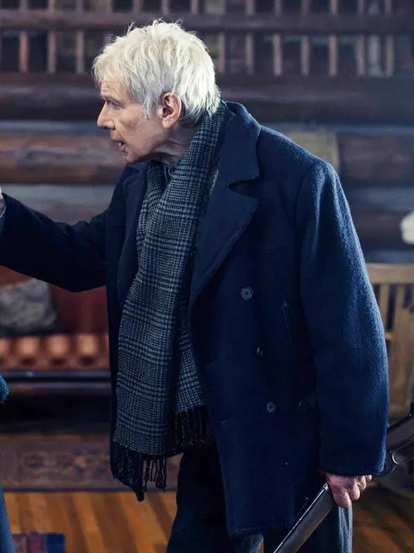 Season 2 1923 Jacob Dutton Wool Peacoat