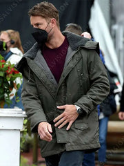 The Noel Diary Justin Hartley Parka Jacket