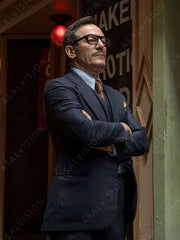 The Crowded Room 2023 Jason Isaacs Blue Blazer