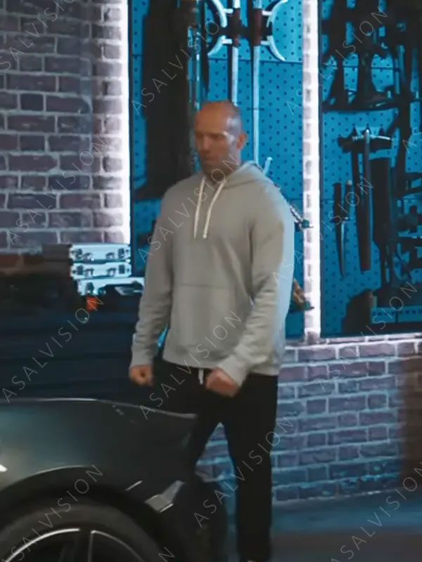 Fast X Jason Statham Gray Hoodie