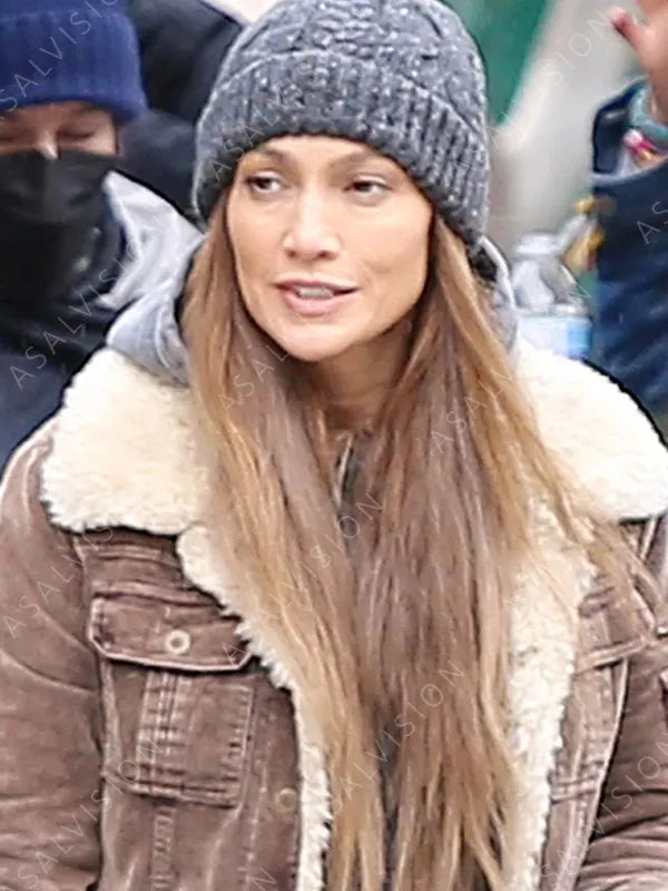 The Mother Jennifer Lopez Shearling Jacket