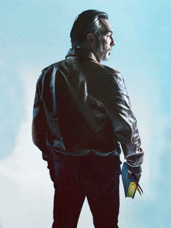 Disciples In The Moonlight Jim Edwards Bomber Leather Jacket