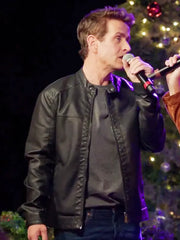 Jingle Bell Love 2024 Jack Cooper Black Leather Jacket