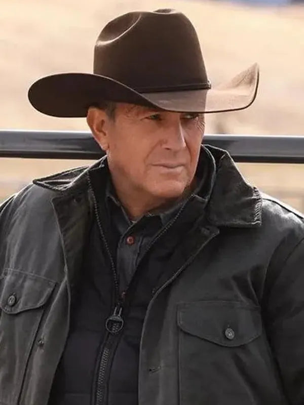 Kevin Costner Yellowstone John Dutton Grey Jacket