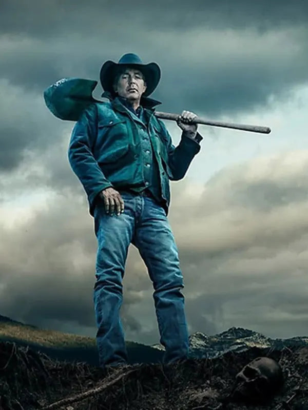Kevin Costner Yellowstone John Dutton Grey Jacket