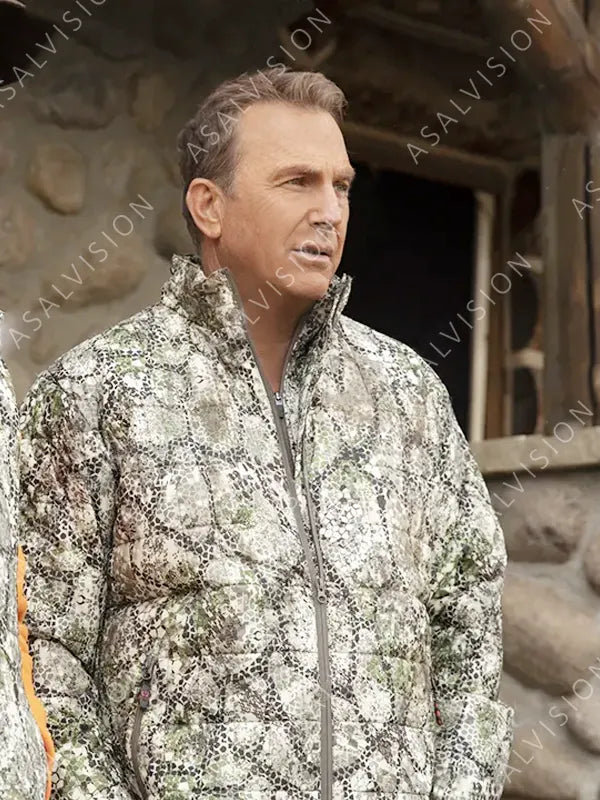 John Dutton Yellowstone Snake Print Jacket