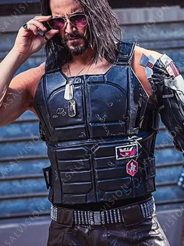 Johnny Silverhand Cyberpunk 2077 Keanu Reeves Vest