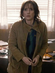 Women's Stranger Things Joyce Byers Brown Coat