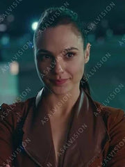 Wonder Woman Justice League Leather Jacket