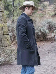 Justified Raylan Givens Trench Wool Coat