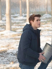 Riverdale KJ Apa Dark Blue Cotton Hoodie