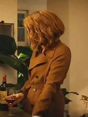 Canary Black 2024 Avery Graves Brown Trench Coat