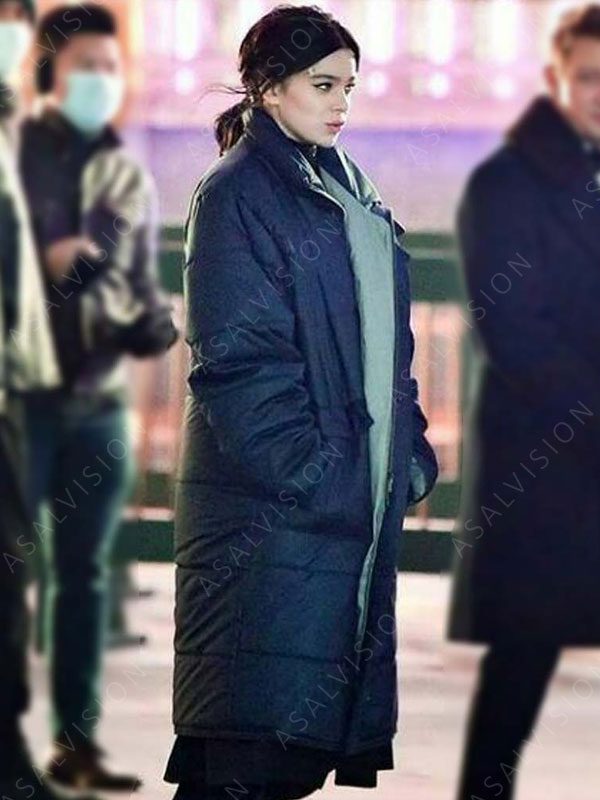 Kate Bishop Hawkeye Puffer Blue Coat