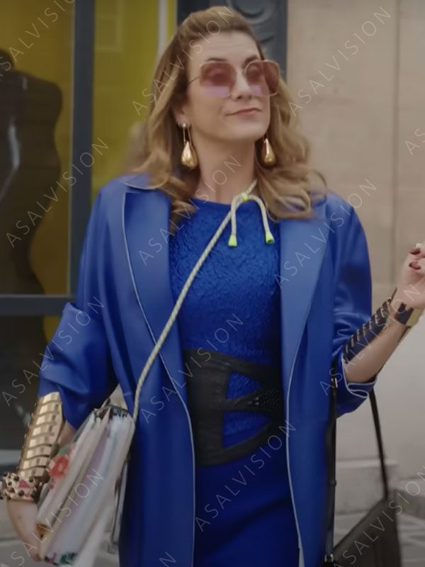 Madeline Wheeler Emily in Paris Season 3 Blue Coat