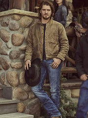 Luke Grimes Yellowstone Kayce Dutton Brown Jacket