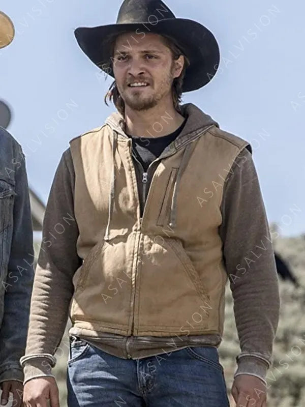 Kayce Dutton Yellowstone Cotton Brown Vest
