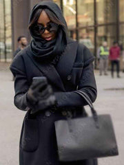 Mea Culpa 2024 Kelly Rowland Black Trench Coat