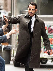 Succession Season 4 Kendall Roy Gray Trench Coat