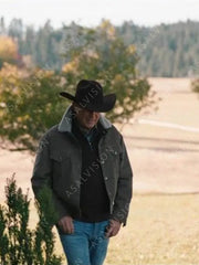 John Dutton Yellowstone Corduroy Brown Jacket
