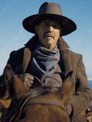 Horizon An American Saga Kevin Costner Trench Wool Coat