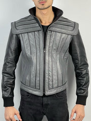 Klingon Casual Real Leather Jacket