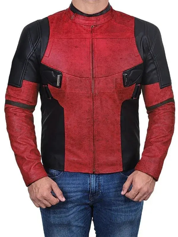Wade Wilson Deadpool Ryan Reynolds Leather Jacket