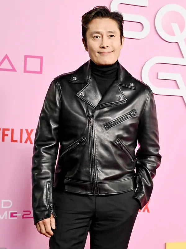 Squid Game Season 2 Lee Byung-hun Leather Jacket
